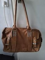 LEREN tas H&H, Sieraden, Tassen en Uiterlijk, Tassen | Schoudertassen, Ophalen of Verzenden, Gebruikt, Bruin, Leer