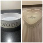 2 mooie grote voerbakken hond Riviera Maison/per stuk €15,00, Dieren en Toebehoren, Hondenvoerbakken en Drinkbakken, Ophalen of Verzenden