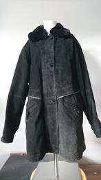 CIANELLI COMPANY Zwarte ECHT Leren Jas Bontkraag 42 L-XL, Cianelly's Company, Zwart, Maat 42/44 (L), Ophalen of Verzenden