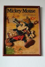 Disney Mickey Mouse 3D wallboard hout vintage Kerst, Ophalen of Verzenden, Mickey Mouse, Zo goed als nieuw, Overige typen