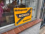 Vintage Monroe Schokbrekers Reclamebord, Reclamebord, Gebruikt, ., Ophalen of Verzenden
