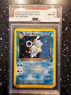 Dark Blastoise 1st Edition 2000 PSA 8, Ophalen of Verzenden, Zo goed als nieuw