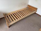 Bed frame hout, Wit, Tweepersoons, Ophalen of Verzenden, Zo goed als nieuw