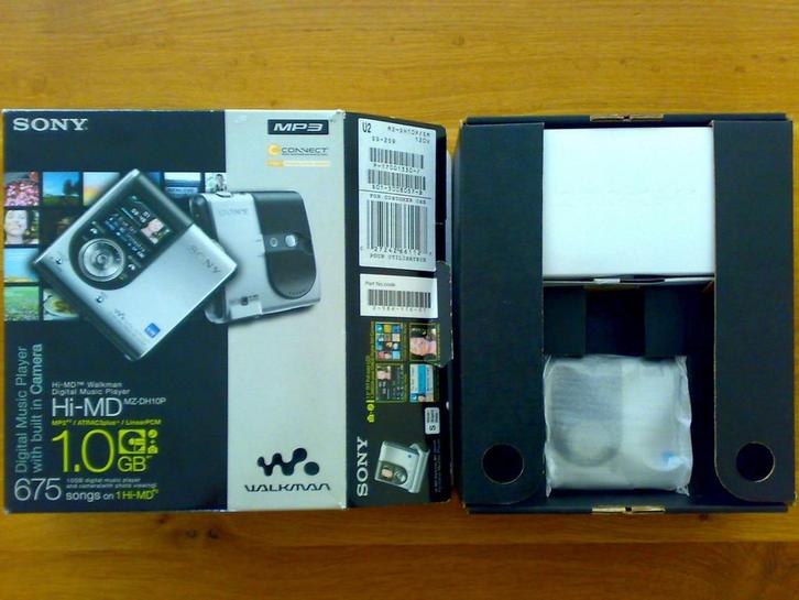 Sony Hi-MD MINIDISC MZ-DH10P, Audio, Tv en Foto, Walkmans, Discmans en Minidiscspelers, Minidisc-speler, Ophalen