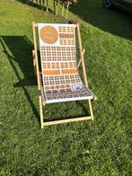 STRANDSTOEL HOUT NIEUW, Tuin en Terras, Tuinstoelen, Ophalen of Verzenden, Nieuw, Hout
