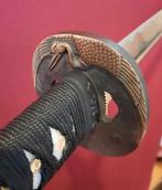 Scherp Samoerai zwaard
100 cm
Full tang
Battle ready, Verzamelen, Militaria | Algemeen, Ophalen of Verzenden, Overige soorten