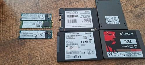 SSD Harde Schijven SATA / M.2 - 120/128GB, Computers en Software, Harde schijven, Gebruikt, Desktop, Intern, SSD, Ophalen of Verzenden