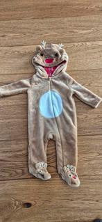 Rendier onesie warm pak met rits en voetjes mt 68, Jongetje of Meisje, Ophalen of Verzenden, Zo goed als nieuw, SoCute
