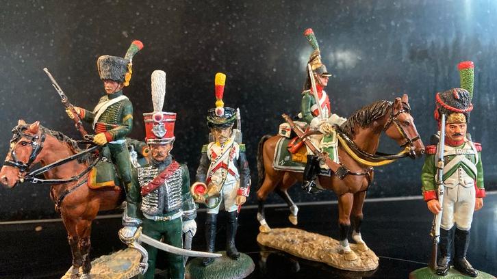 Delprado: 5x Franse Troepen Napoelontische tijd, Verzamelen, Poppetjes en Figuurtjes, Zo goed als nieuw, Ophalen of Verzenden