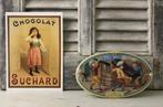 Frans blikje trommeltje Chocolat Ph. Suchard, Verzamelen, Ophalen of Verzenden, Gebruikt, Overige, Overige merken