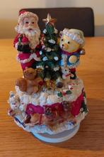 Kerstcarrousel Santa Claus, Beer & Kerstboom, Diversen, Kerst, Ophalen, Zo goed als nieuw