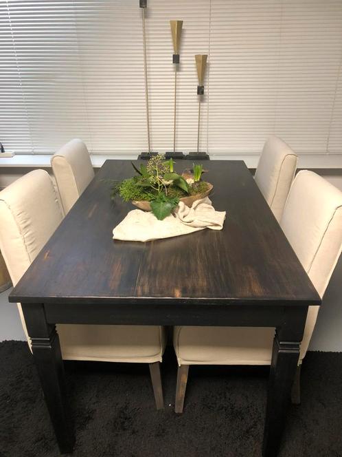 Eetkamer tafel, Huis en Inrichting, Tafels | Eettafels, Zo goed als nieuw, 50 tot 100 cm, Vijf personen of meer, Rechthoekig, Ophalen
