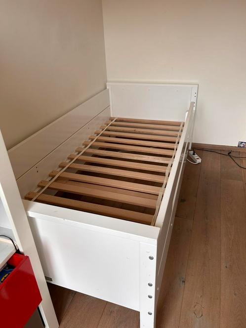 Combiflex bed van Bopita wit, inclusiev 2 uitvalbeschermers, Kinderen en Baby's, Kinderkamer | Bedden, Zo goed als nieuw, 180 cm of meer