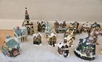 27 stuks Kersthuisjes Porselein - Diverse Beeldjes, Ophalen, Gebruikt, Overige soorten, Beeldje of Figuurtje