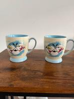 2 Diddl Mokken - Sterrenbeeld Vissen, Gebruikt, Keramiek, Ophalen of Verzenden, Overige stijlen