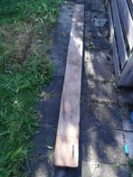 zware hardhout ,balk,  afm: 195 mm hoog x 45 mm dik. 285 cm, Tuin en Terras, Palen, Balken en Planken, Ophalen, Zo goed als nieuw