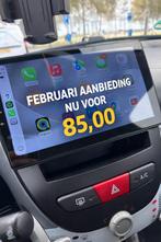 FEBRUARI ACTIE 10INCH RADIO CARPLAY C1-107 AYGO 2005 2012, Auto diversen, Autoradio's, Ophalen of Verzenden, Nieuw