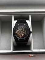 Audemars Piguet Skeleton Black, Sieraden, Tassen en Uiterlijk, Horloges | Heren, Ophalen of Verzenden, Zo goed als nieuw, Staal