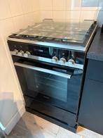 Siemens HX9S5II40N gas-elektrofornuis – zwart, Witgoed en Apparatuur, Fornuizen, Ophalen, Hete lucht, 4 kookzones, Zo goed als nieuw