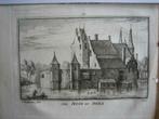 094 / Leiderdorp / Huis ter Does  Kopergravure  18e Eeuw, Antiek en Kunst, Kunst | Etsen en Gravures, Ophalen of Verzenden
