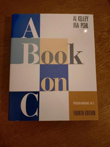 IRA POHL - Book on C 4e : Programming in C beschikbaar voor biedingen