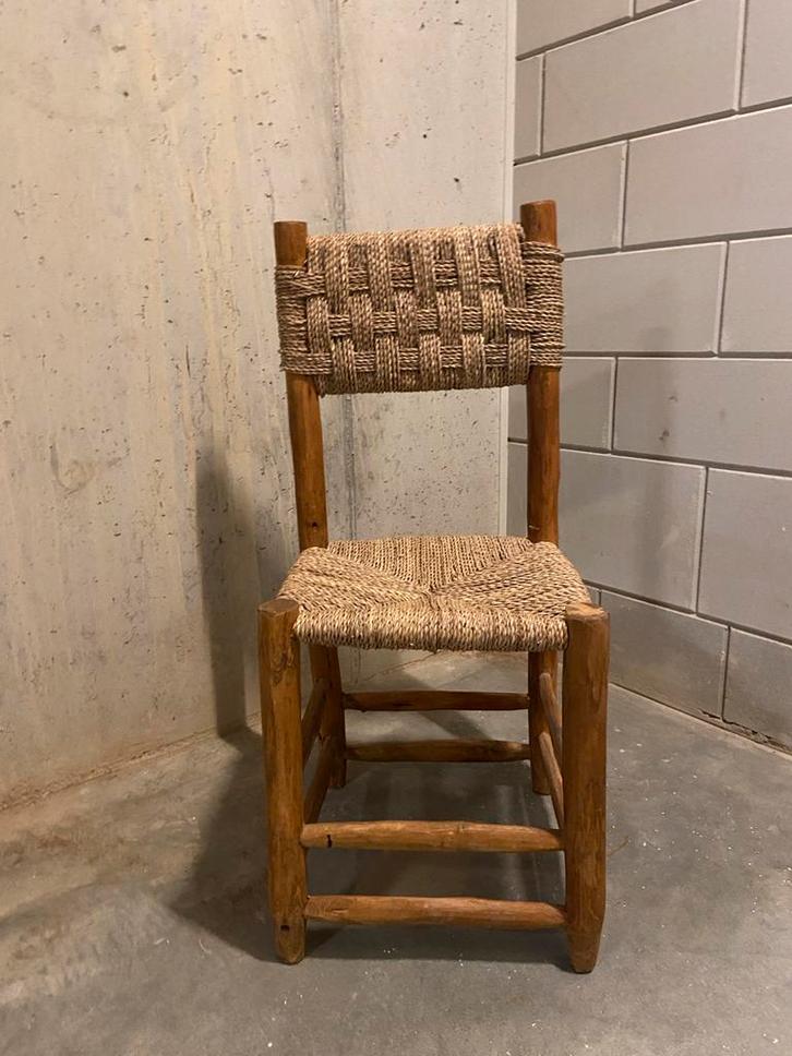 Authentieke Marokkaanse Stoel nieuw, Huis en Inrichting, Stoelen, Gebruikt, Eén, Hout, Bruin, Ophalen
