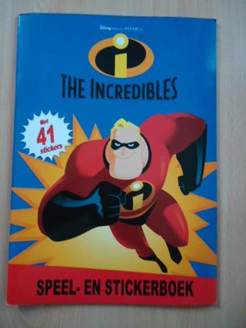 Disney's Pixar The Incredibles speel- en stickerboek. Nieuw beschikbaar voor biedingen