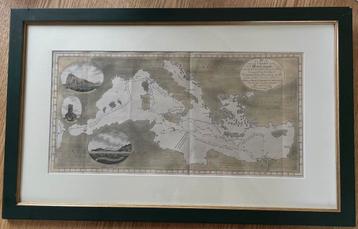 Kaart / Chart Horatio Nelson 1st Baron and Viscount Nelson beschikbaar voor biedingen