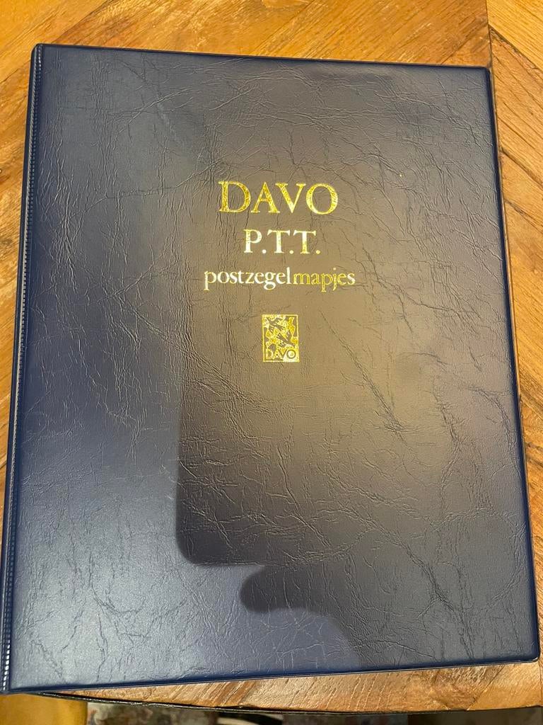 Davo P.T.T. Postzegelmapjes album gevuld, Ophalen of Verzenden, Nederland