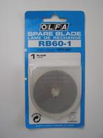 Olfa spare blade RB 60-1 voor rotary cutter RTY-3/G, Ophalen, Nieuw, Onderdeel of Toebehoren