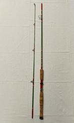 Vintage hengel spin dam 2,15 meter 2 delig kurken handgreep, Watersport en Boten, Ophalen, Zo goed als nieuw, Werphengel