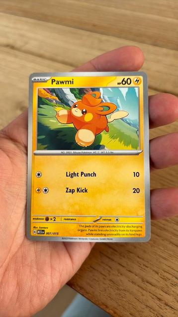 Pokémon McDonalds 2023 Pawmi 007/015 beschikbaar voor biedingen