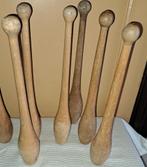 Kegel houten kegels decoratie, Ophalen of Verzenden