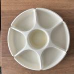 Tupperware ronde schaal met vakjes, Ophalen, Kunststof, Gebruikt, Schaal