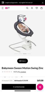 Swoon motion baby swing, Kinderen en Baby's, Wipstoeltjes, Ophalen, Zo goed als nieuw, Overige merken