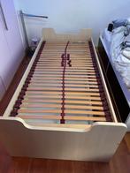 Bed met lattenbodem en drie uitschuifbare laden, Huis en Inrichting, Slaapkamer | Matrassen en Bedbodems, Ophalen, Gebruikt, 90 cm