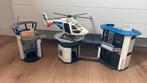 Playmobil politiebureau en helikopter, Ophalen, Gebruikt