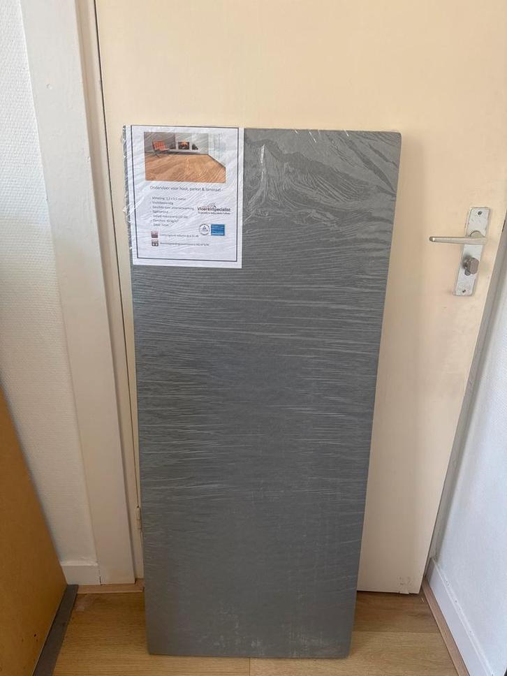 2 pakken XPS Silent Comfort ondervloer 12m2, Doe-het-zelf en Verbouw, Isolatie en Afdichting, Nieuw, Vloerisolatie, Piepschuim (Tempex)