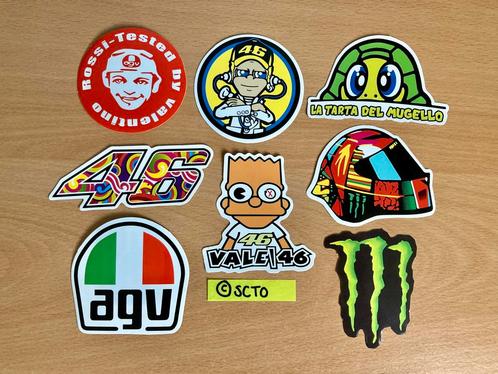 Stickers Valentino Rossi Monster Energy 46 AGV motor coureur, Motoren, Accessoires | Stickers, Ophalen of Verzenden