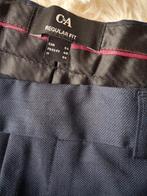 Donkerblauw Pantalon maat 54, Kleding | Heren, Broeken en Pantalons, Ophalen of Verzenden, Zo goed als nieuw, Maat 52/54 (L), Blauw