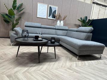ZGAN MONTEL Modena Hoekbank - Grijs - 270 x 210 beschikbaar voor biedingen
