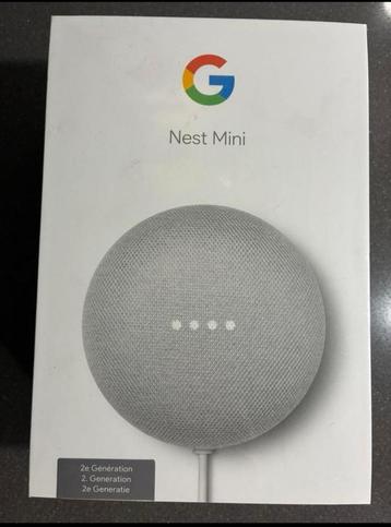 Google Nest Mini 2e generatie Nieuw in de verpakking. beschikbaar voor biedingen