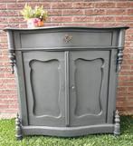 Zwarte Biedermeier kast Meidenkast, Huis en Inrichting, Kasten | Ladekasten, Ophalen, 25 tot 50 cm, 50 tot 100 cm