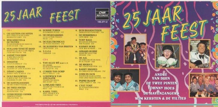 CD Verzamel: 25 jaar Feest, Cd's en Dvd's, Cd's | Verzamelalbums, Zo goed als nieuw, Overige genres, Ophalen of Verzenden