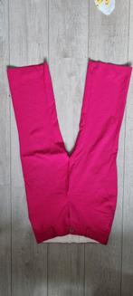 Fuchsia Cropped Linnenmix Broek maat 38, Kleding | Dames, Maat 38/40 (M), Kort, Ophalen of Verzenden, Zo goed als nieuw
