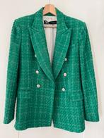 Prachtige double breasted blazer Zara 38, Ophalen of Verzenden, Zo goed als nieuw, Maat 36 (S), Groen