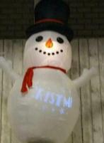 nieuwe opblaas sneeuwpop met verlichting 180cm, Diversen, Kerst, Nieuw, Ophalen of Verzenden