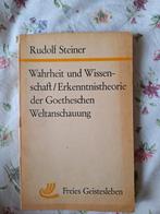 Steiner - Wahrheit und Wissenschaft, Boeken, Filosofie, Ophalen of Verzenden, Gelezen, Cultuurfilosofie, Rudolf Steiner