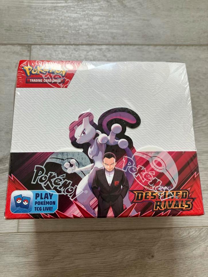 Nieuwe Destined Rivals booster box 36 strakke seal pokemon, Hobby en Vrije tijd, Verzamelkaartspellen | Pokémon, Nieuw, Boosterbox