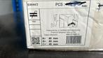 Hoekijzer 80x40x60. 70 Stuks, Doe-het-zelf en Verbouw, IJzerwaren en Bevestigingsmiddelen, Houtverbinders, 100 tot 250 mm, De Seize 7 Grou